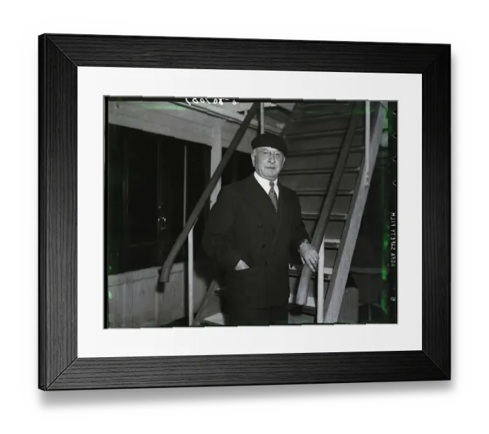 Framed Print : Dr. Alexis Carrel On Ship Framed Print : Dr. Alexis Carrel On Ship