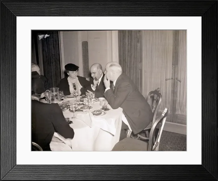 Framed Print : Democratic Leaders at Luncheon Framed Print : Democratic Leaders at Luncheon