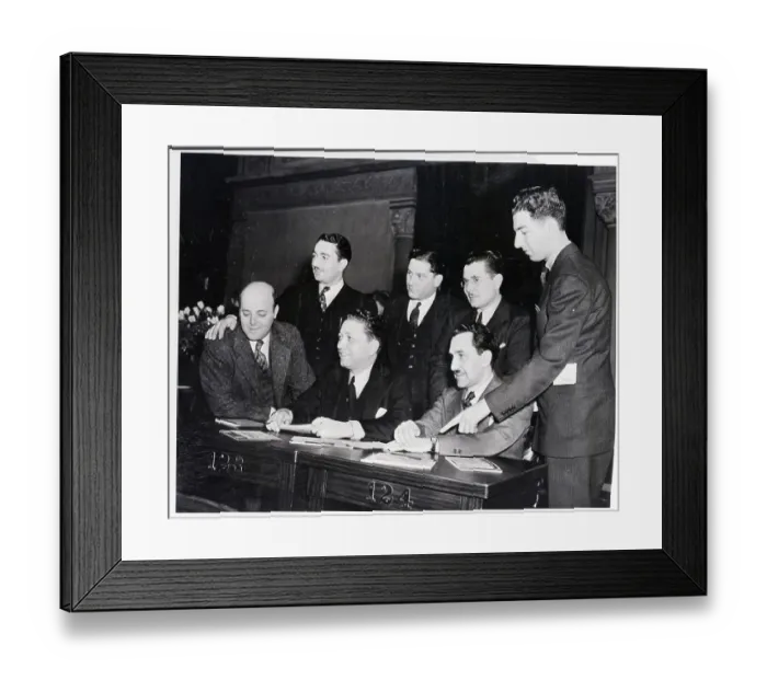 Framed Print : American Labor Party Lobbyists Framed Print : American Labor Party Lobbyists