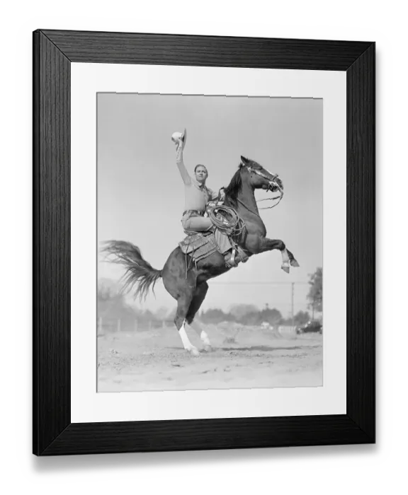 Framed Print : Gene Autry Riding Champion Framed Print : Gene Autry Riding Champion