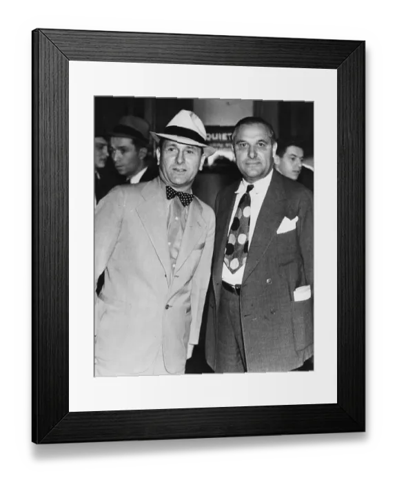 Framed Print : Harry Bennett with Colleague Framed Print : Harry Bennett with Colleague