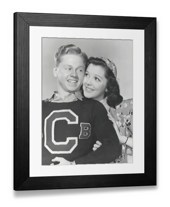 Framed Print : Mickey Rooney and Ann Rutherford Framed Print : Mickey Rooney and Ann Rutherford