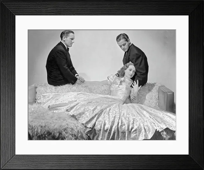 Framed Print : Joan Crawford with Spencer Tracy and Alan Curtis Framed Print : Joan Crawford with Spencer Tracy and Alan Curtis