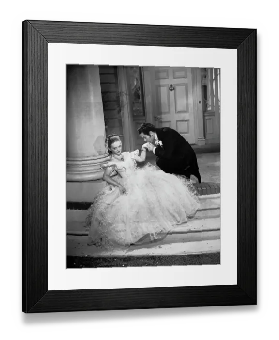Framed Print : Actress Bette Davis and Henry Fonda in Intimate Outdoor Scene Framed Print : Actress Bette Davis and Henry Fonda in Intimate Outdoor Scene