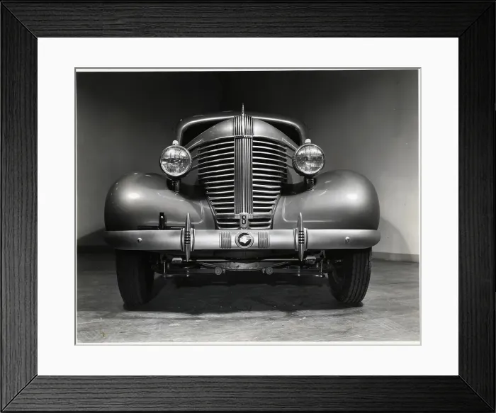 Framed Print : Front Grille of a 1938 Pontiac Framed Print : Front Grille of a 1938 Pontiac