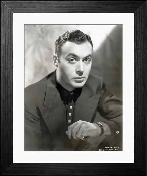 Framed Print : Charles Boyer in the Movie Algiers Framed Print : Charles Boyer in the Movie Algiers