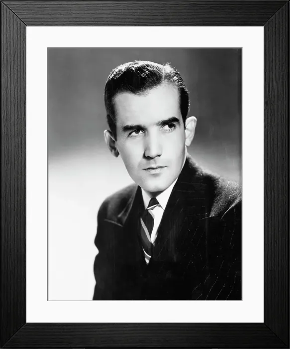 Framed Print : Newsman Edward R. Murrow Framed Print : Newsman Edward R. Murrow