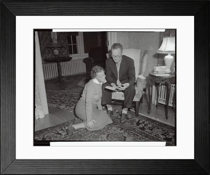 Framed Print : Herman L. Berg Reading to His Daughter Patty Berg Framed Print : Herman L. Berg Reading to His Daughter Patty Berg