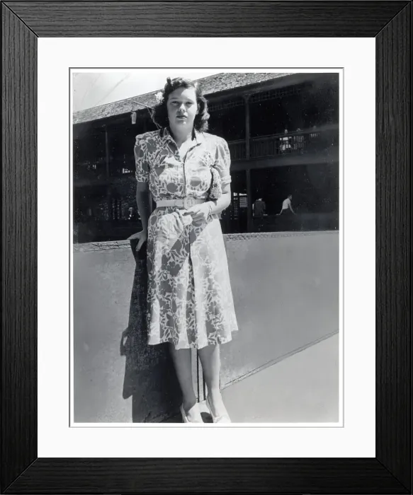 Framed Print : Gloria Vanderbilt at Newport Framed Print : Gloria Vanderbilt at Newport