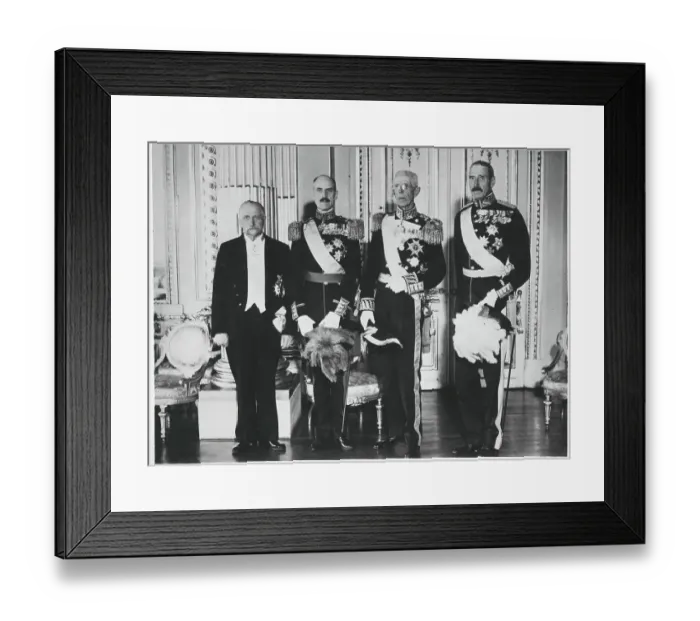 Framed Print : Quartet of Scandinavian Kings