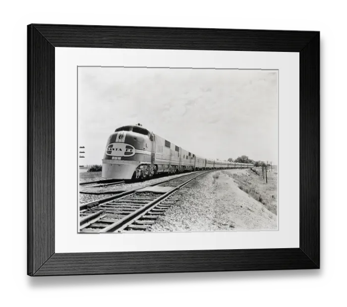 Framed Print : Santa Fe Super Chief Train Framed Print : Santa Fe Super Chief Train