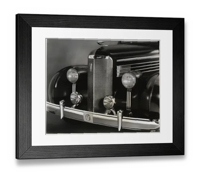 Framed Print : Close-Up Front End 1938 Cadillac Lasalle Framed Print : Close-Up Front End 1938 Cadillac Lasalle