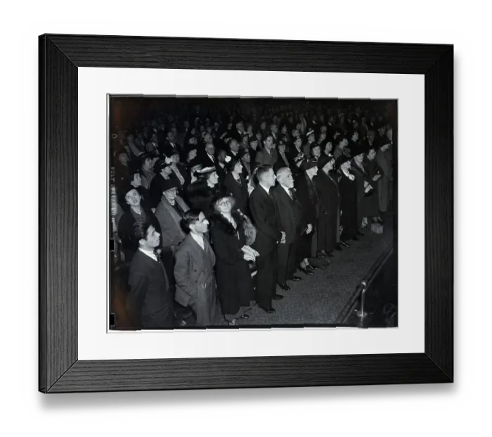 Framed Print : Congregation / Crowd Standing Framed Print : Congregation / Crowd Standing