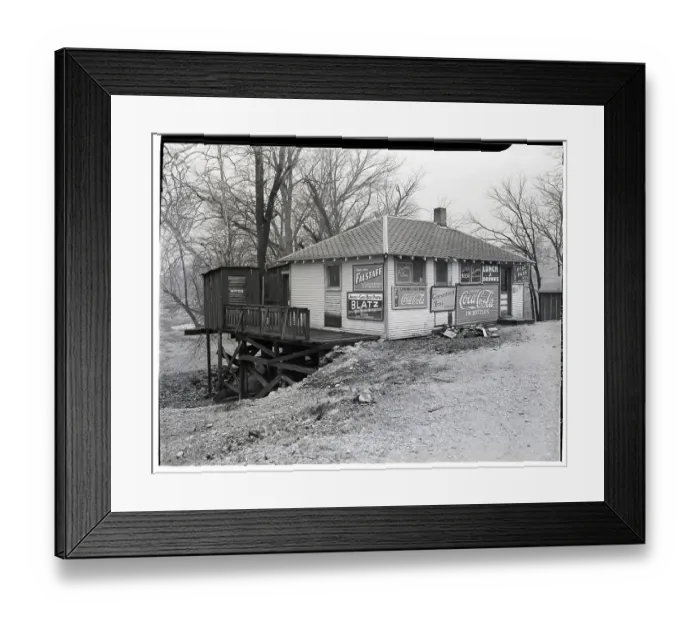 Framed Print : Murphy Myers Riverview Inn Framed Print : Murphy Myers Riverview Inn