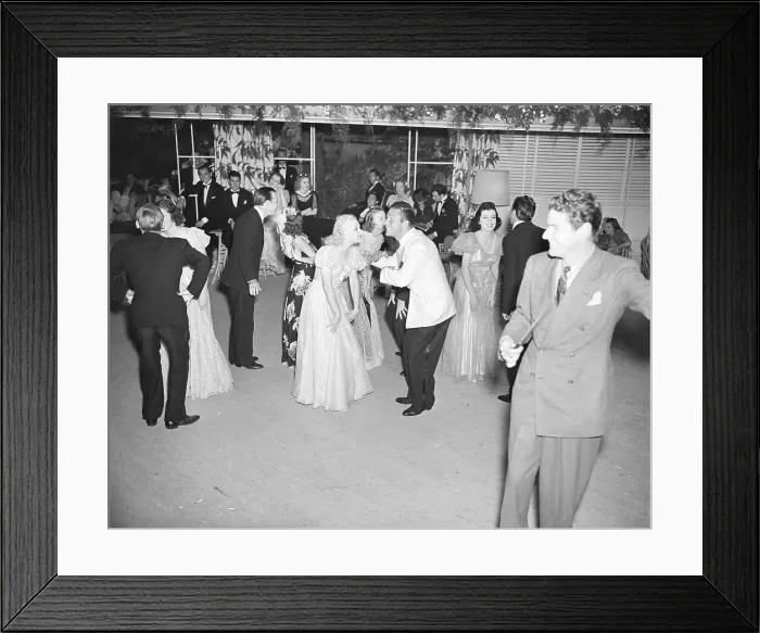 Framed Print : Society Couples doing the Big Apple Framed Print : Society Couples doing the Big Apple