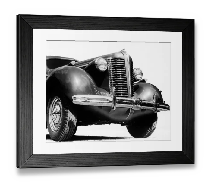 Framed Print : Front End of a 1938 Buick Framed Print : Front End of a 1938 Buick