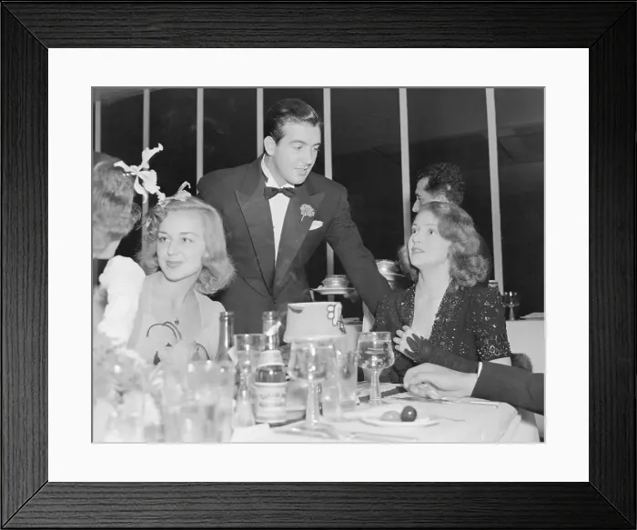 Framed Print : Anniversary Party for Lana Turner