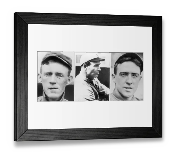 Framed Print : Johnny Evers, Frank Chance and Joe Tinker Framed Print : Johnny Evers, Frank Chance and Joe Tinker