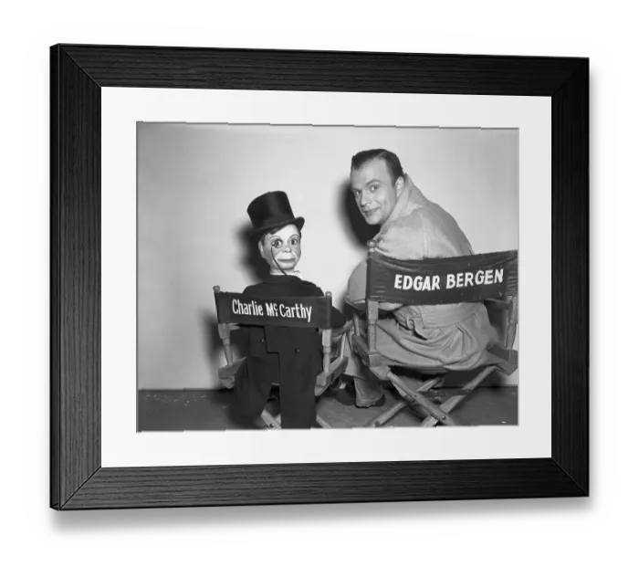Framed Print : Charlie McCarthy and Edgar Bergen Framed Print : Charlie McCarthy and Edgar Bergen