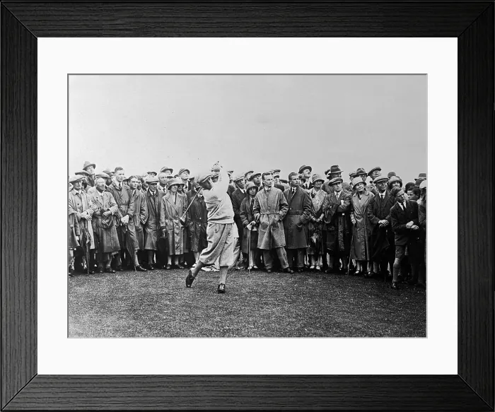 Framed Print : Bobby Jones Taking a Swing Framed Print : Bobby Jones Taking a Swing
