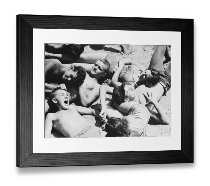 Framed Print : Teenagers Enjoying the Sun Framed Print : Teenagers Enjoying the Sun