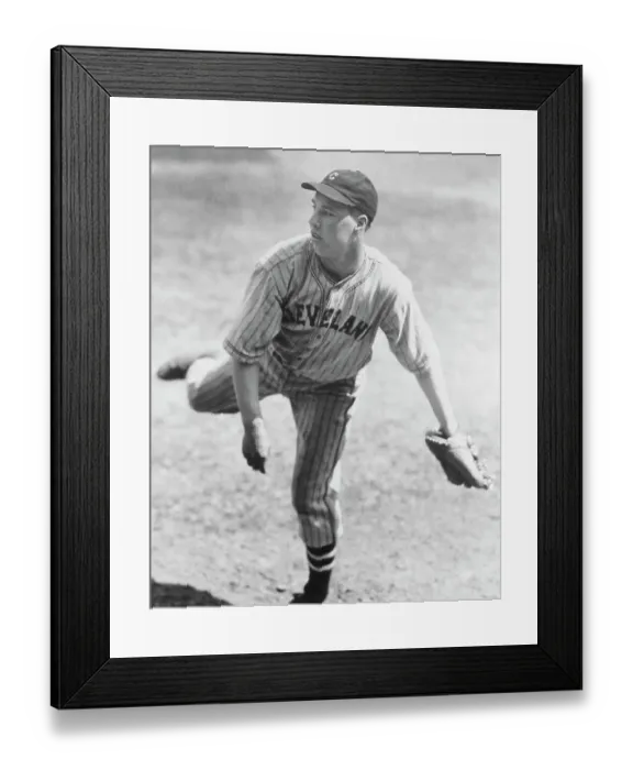 Framed Print : Bob Feller In Pitching-Action Framed Print : Bob Feller In Pitching-Action