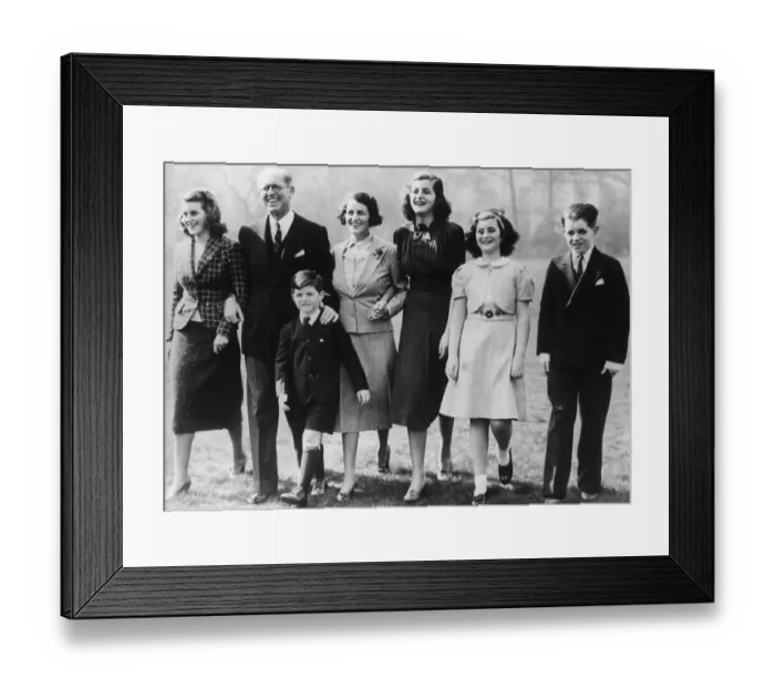 Framed Print : Joseph Kennedy With His Family Framed Print : Joseph Kennedy With His Family