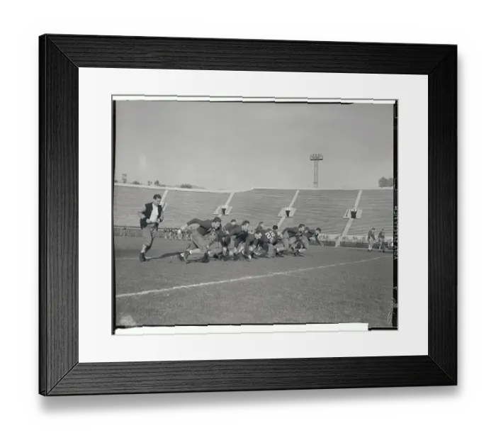 Framed Print : Alabama Football Team Practicing Framed Print : Alabama Football Team Practicing