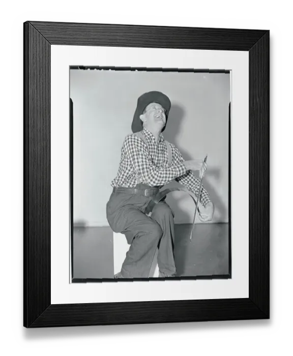 Framed Print : Man Performing with a Saw Framed Print : Man Performing with a Saw
