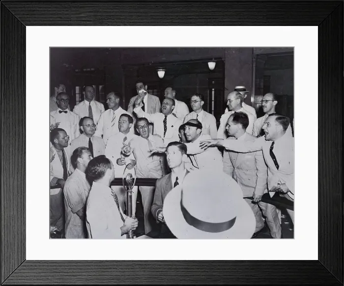 Framed Print : Scene on the Floor of the New Orleans Cotton Exchange Framed Print : Scene on the Floor of the New Orleans Cotton Exchange