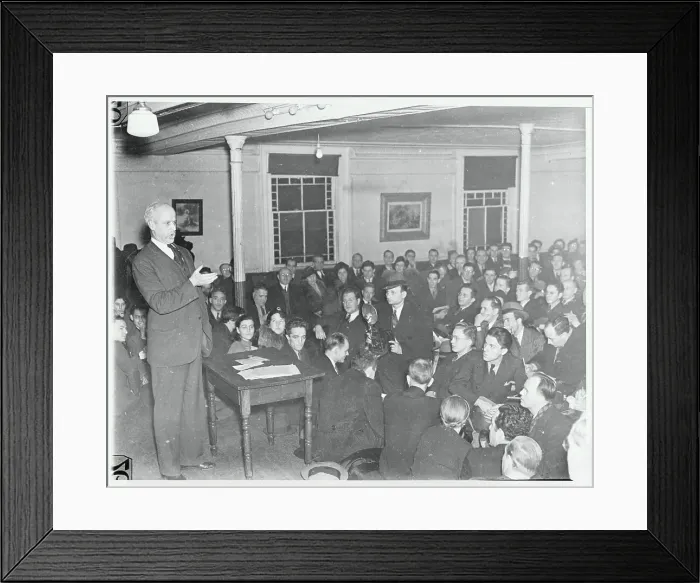 Framed Print : Norman Thomas Addressing Meeting Framed Print : Norman Thomas Addressing Meeting
