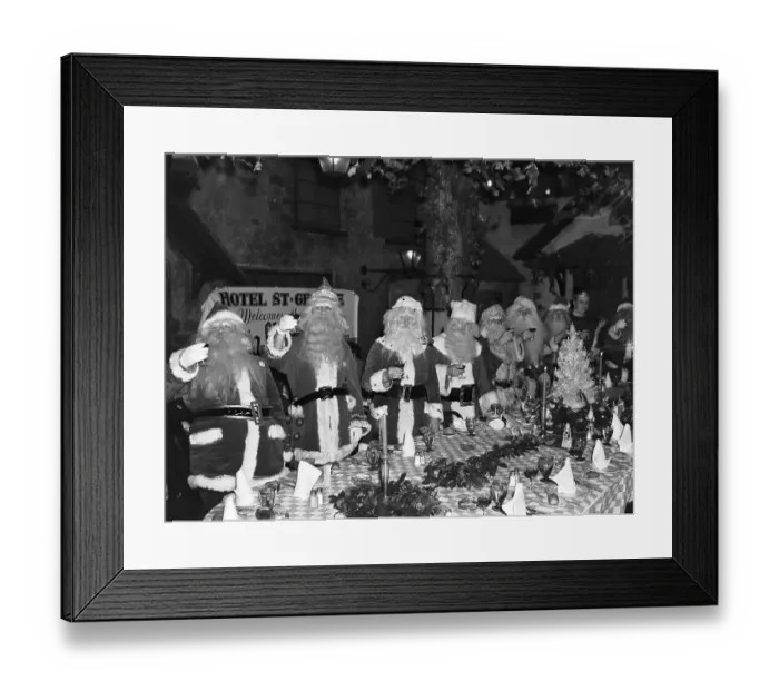 Framed Print : Delegates at The Santa Claus Convention Framed Print : Delegates at The Santa Claus Convention