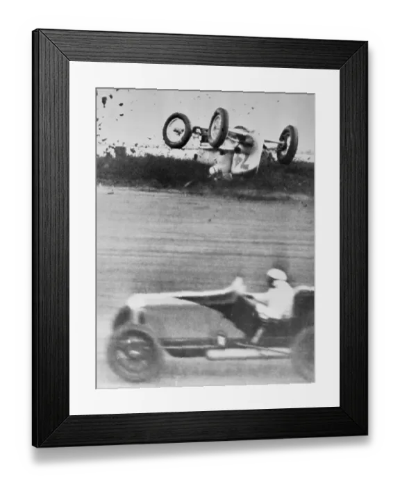 Framed Print : Pierce Bertrand Losing Control of His Race Car Framed Print : Pierce Bertrand Losing Control of His Race Car