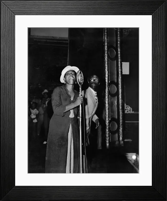 Framed Print : Nat Williams Listening to Blues Singer Framed Print : Nat Williams Listening to Blues Singer