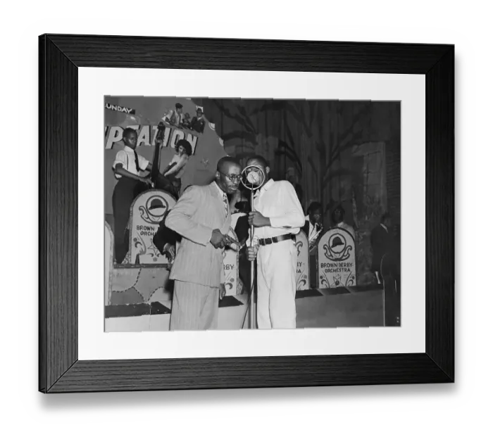 Framed Print : Nat Williams with Gun Listening to Singer Framed Print : Nat Williams with Gun Listening to Singer