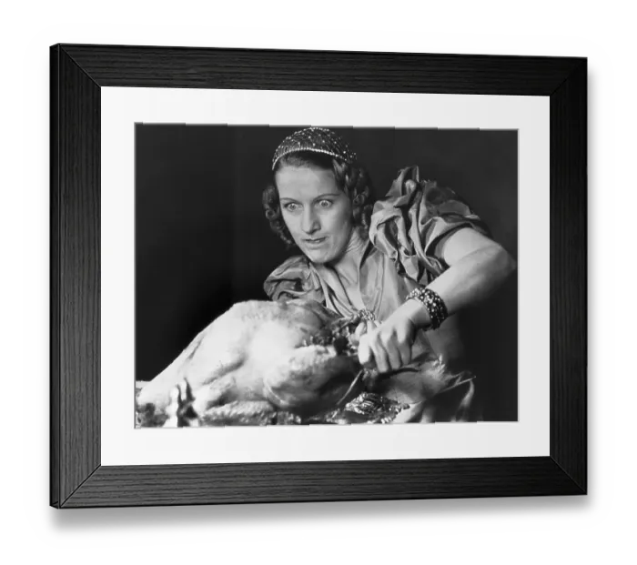 Framed Print : Ruby Mercer Eats Turkey the Correct Way Framed Print : Ruby Mercer Eats Turkey the Correct Way