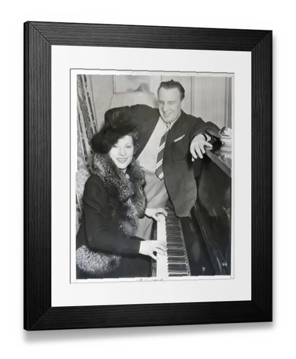 Framed Print : Tenor Richard Tauber And Wife Framed Print : Tenor Richard Tauber And Wife