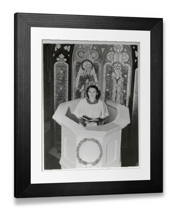 Framed Print : Judy Garland Sitting with Book Framed Print : Judy Garland Sitting with Book