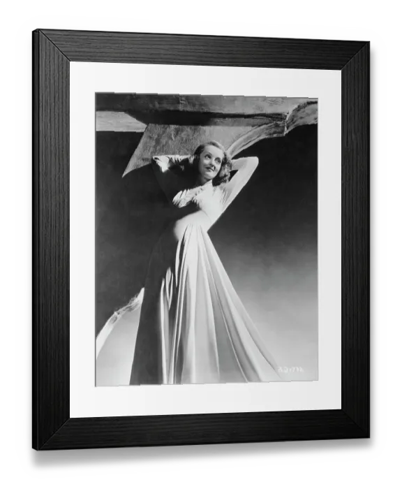 Framed Print : Portrait of American Actress Bette Davis Framed Print : Portrait of American Actress Bette Davis