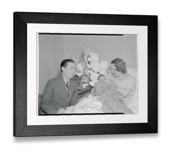 Framed Print : Harold Adamson with Family Framed Print : Harold Adamson with Family