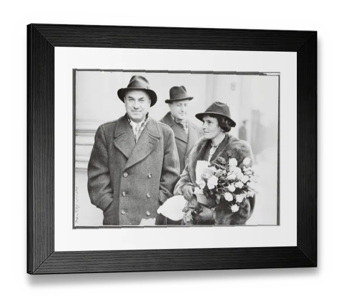 Framed Print : Fritz Todt with His Wife Framed Print : Fritz Todt with His Wife