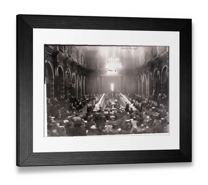 Framed Print : Nine Powers Conference