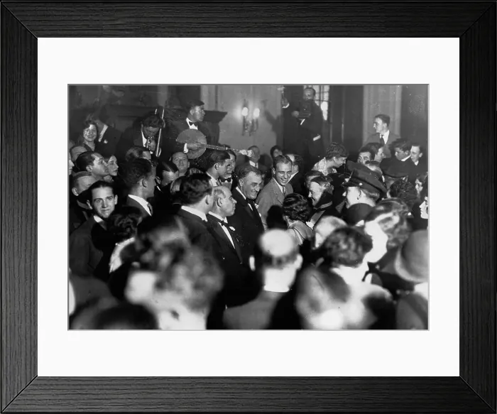 Framed Print : Senator Lehman with the Roosevelts Framed Print : Senator Lehman with the Roosevelts