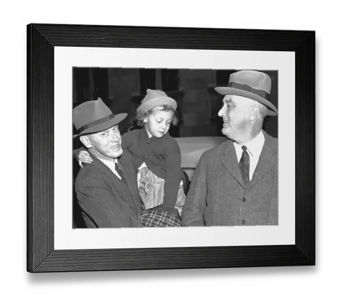 Framed Print : President Roosevelt and Harry Hopkins Framed Print : President Roosevelt and Harry Hopkins