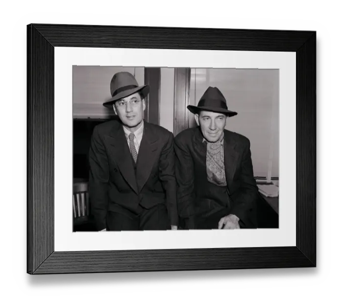 Framed Print : Groucho And Chico Marx Seated Framed Print : Groucho And Chico Marx Seated
