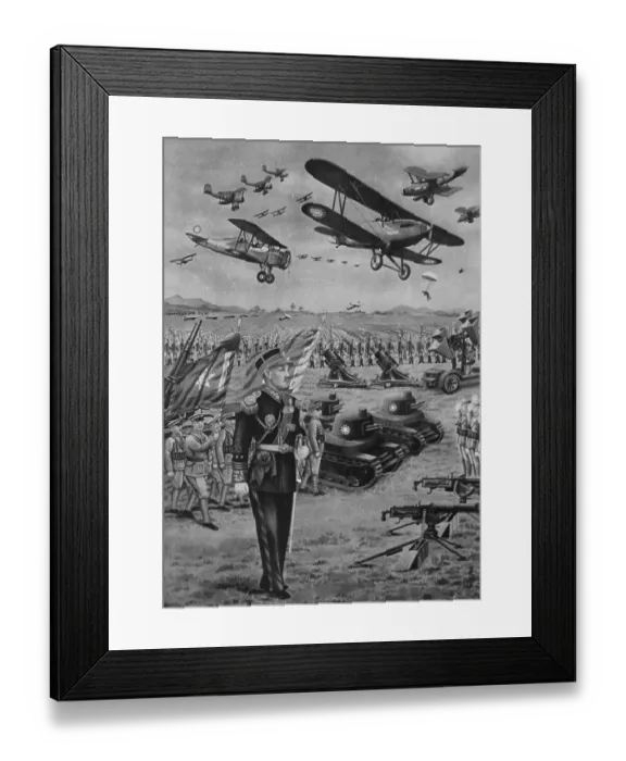 Framed Print : Propaganda Poster on Chinese Military Capabilities Framed Print : Propaganda Poster on Chinese Military Capabilities