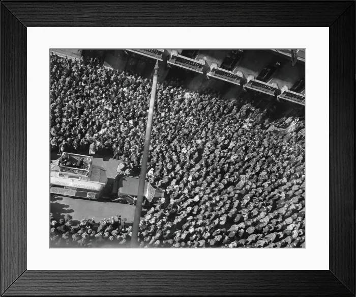 Framed Print : Fiorello LaGuardia Campaigning Through New York Framed Print : Fiorello LaGuardia Campaigning Through New York