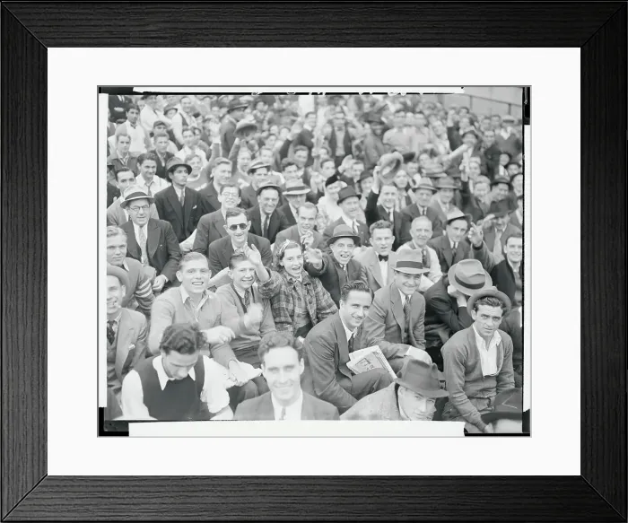 Framed Print : Fans in Yankee Stadium Framed Print : Fans in Yankee Stadium