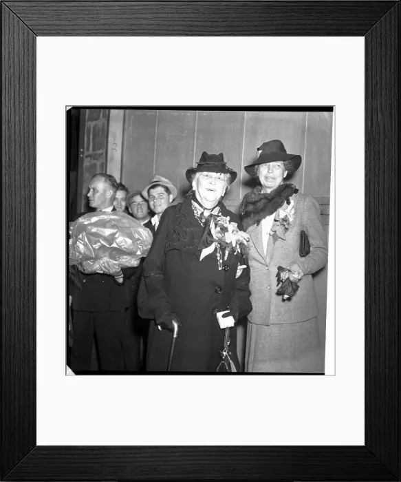 Framed Print : Sarah Delano Roosevelt Returns from Europe Framed Print : Sarah Delano Roosevelt Returns from Europe