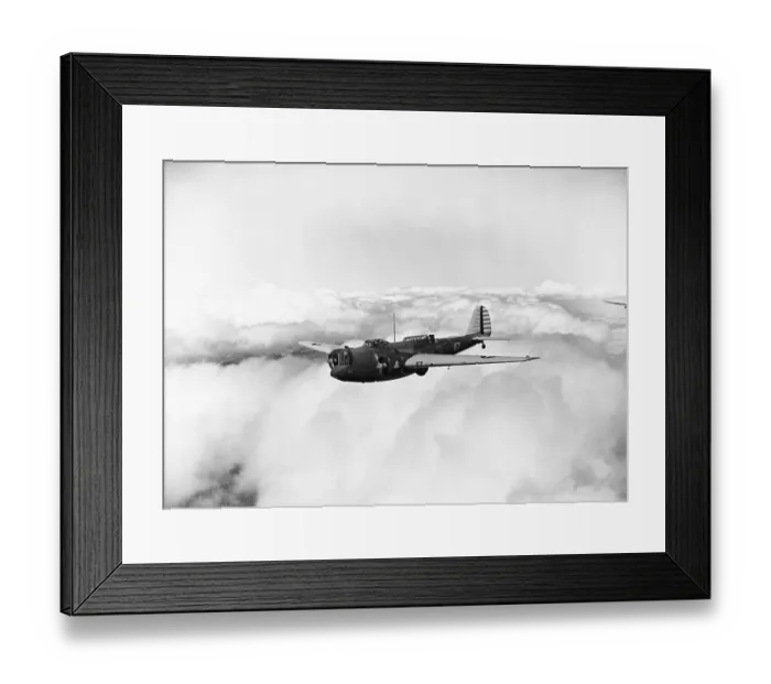 Framed Print : Martin B-10 Bomber Flying